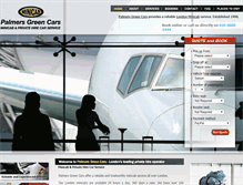 Tablet Screenshot of palmersgreencars.co.uk